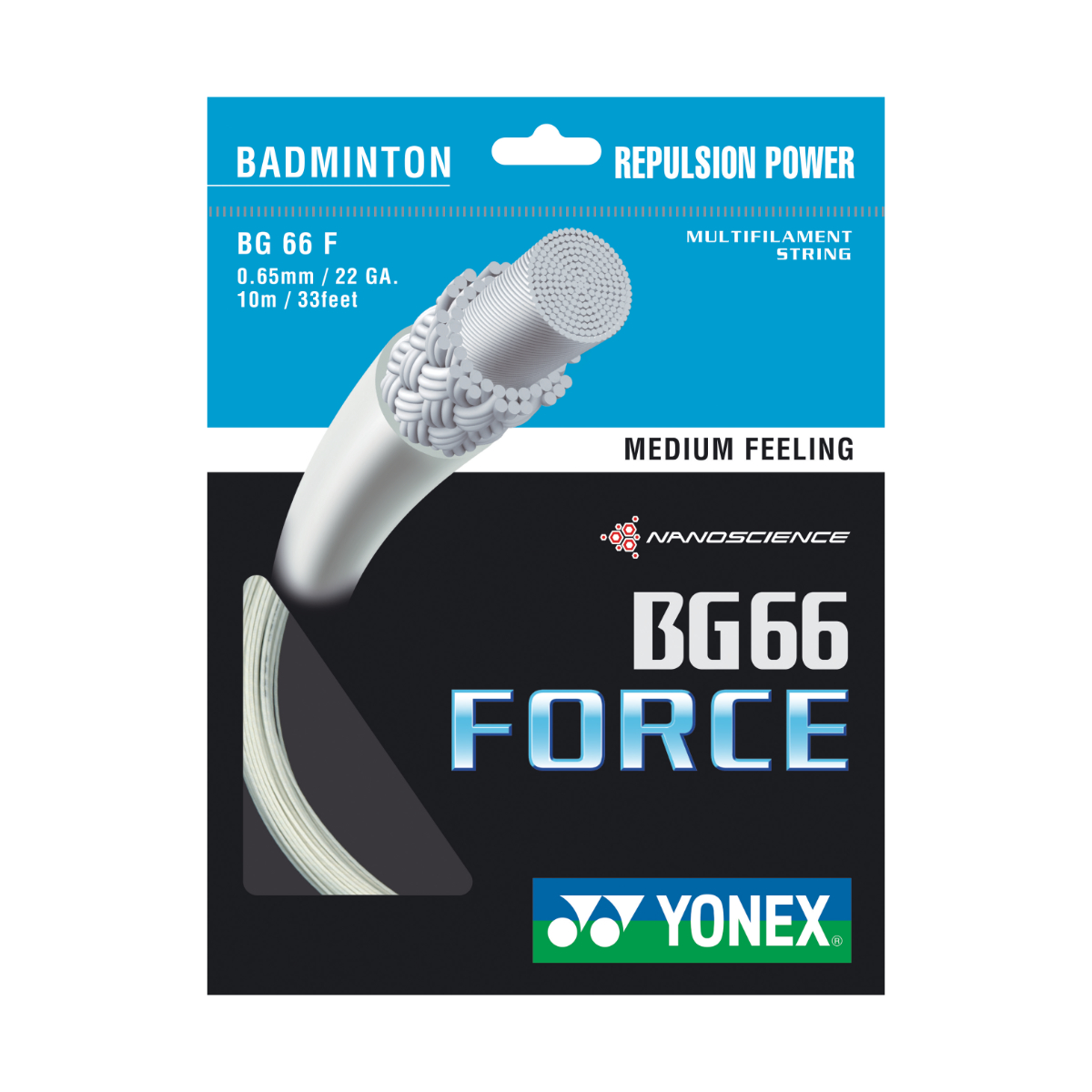YONEX Badminton Saite - BG-66 FORCE SETDetailbild - 0
